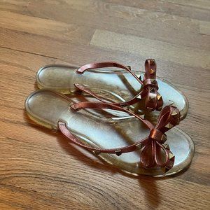 Valentino Garavani Jelly slides pink size 38 used
